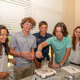 The Bolles School Photo #9 - Upper school students in Chemistry lab.