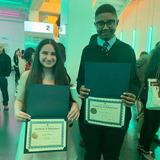 Altus Academy Photo #7 - Two of our 2018 8th grade graduates, Lezly Morales and Isaiah Nickerson, receive their Daniel Murphy Scholarship Awards. Lezly attends Fenwick High School and Isaiah attends Chicago Hope Academy.