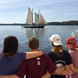 Indian Mountain School Photo #9 - 9th graders on their year ending boat trip off the coast of Maine.