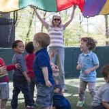 The Long Ridge School Photo #2 - Nursery 3 and 4 Parachute time!