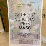 Holy Cross School Photo #6 - Happy Catholic Schools Week, 2025! This year we kicked off a new tradition of Mass with a special guest! We had over 120 families RSVP!