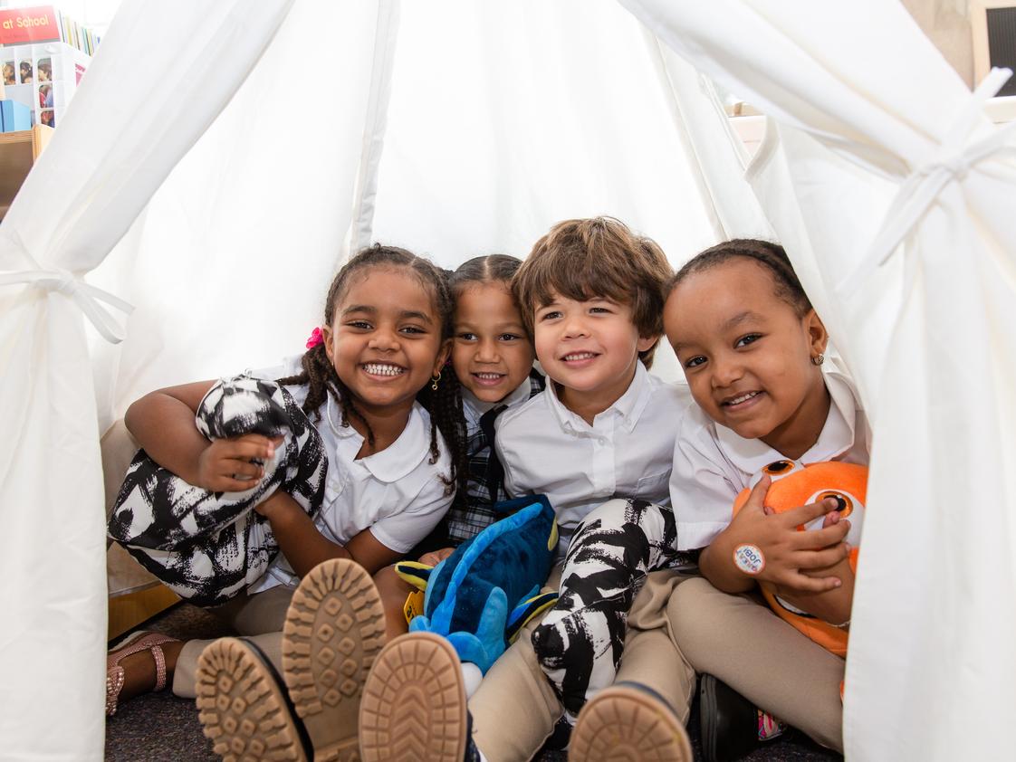Annunciation Catholic School Photo #1 - Kindergarten LOVES to read in their tent!
