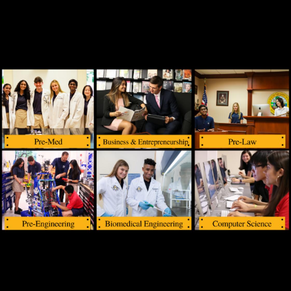 American Heritage Schools, Broward Campus Photo #1 - Over the past twenty years, American Heritage Schools has developed six distinct professional programs in biomedical engineering, business, computer science, engineering, law, and medicine. Each program is taught daily by professionals in their respective fields. The Heritage curriculum team, in conjunction with the lawyers, judges, doctors, entrepreneurs, and engineers that make up the pre-professional faculty, worked to create unique classes.