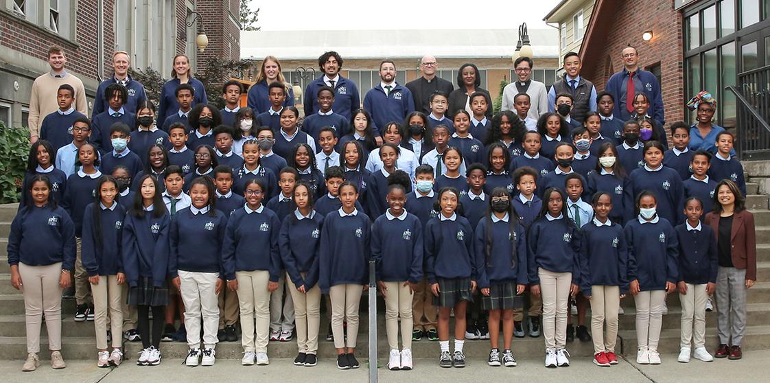 Seattle Nativity School Photo - In 2022-23, we celebrated our tenth academic year and serving two classes per grade level. With Graduate Support, we are serving over 170 students