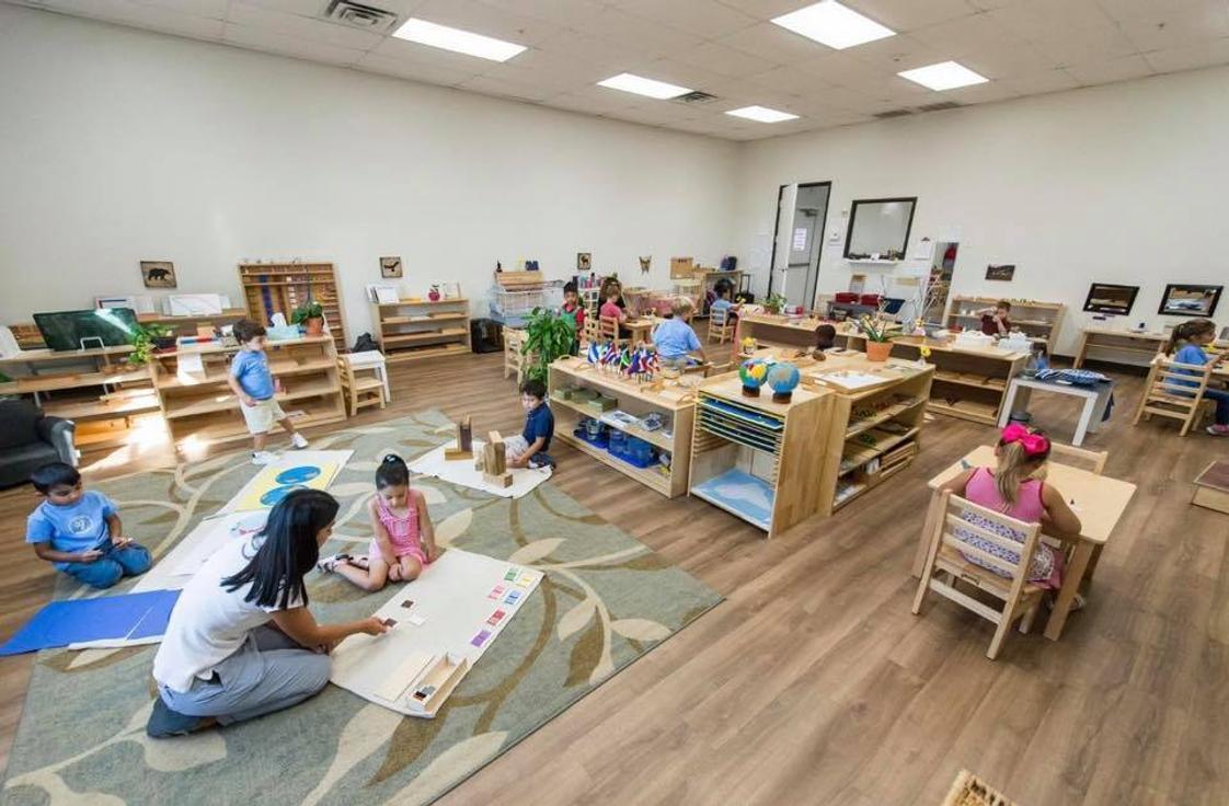 Guidepost Montessori School Photo - A prepared environment is the first teacher in a Montessori classroom. This environment must invite the child to work with her hand and her mind without overstimulating the child. Order is very important to the child in the 0 - 6 year developmental stage.