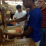 Sophia Academy Photo #5 - Caning a wooden chair