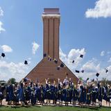 Whitmore School Photo #1 - Whitmore School Graduation Cap Toss