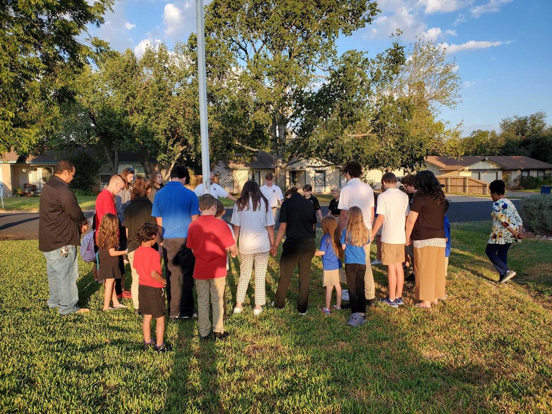 The Master's Classical Christian Academy Photo #1 - Meet at the pole.