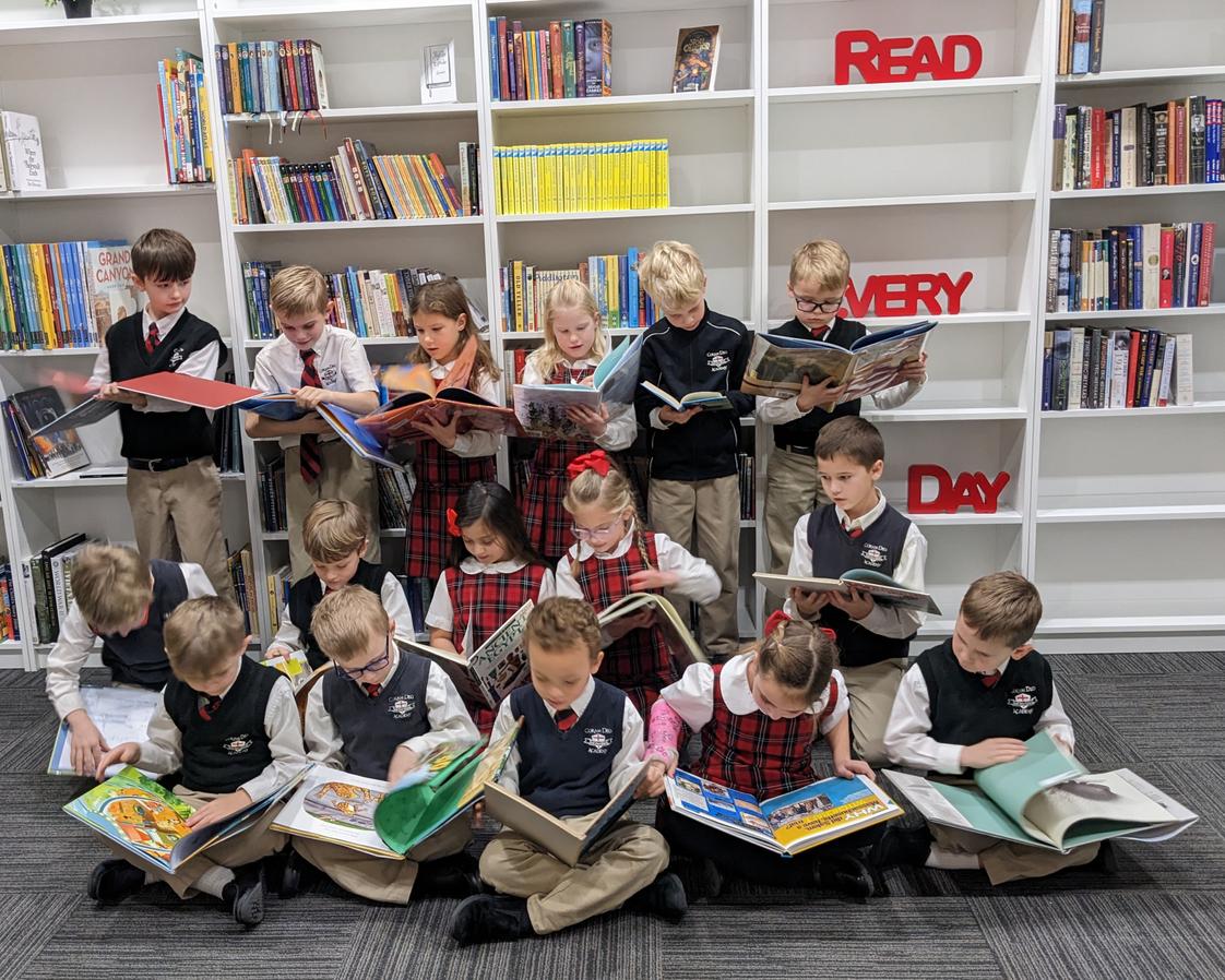 Coram Deo Academy Photo #1 - As a Classical Christian education academy, we value good books!