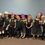 Kardia Classical School Photo #4 - Kindergarten and First grade students celebrate the 100th day of school.