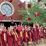 Sacred Heart of Jesus High School Photo - The Class of 2022 after graduation