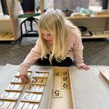Pinyon Montessori Photo #5 - Montessori math materials are designed to introduce mathematical concepts to children in a hands-on, concrete way, fostering a deeper understanding of numbers and operations. These materials progress from concrete to abstract, allowing children to build a strong foundation in math.