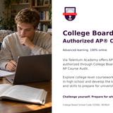 Via Talentum Academy Photo #5 - Via Talentum Academy offers Advanced Placement (AP) courses authorized through College Board's AP Course Audit. Delivered 100% online, these courses allow students to explore college-level content while in high school, deepen their knowledge, and strengthen skills for university study.