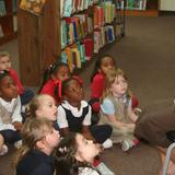 Calvary Christian Academy & Preschool Photo #3 - Reading in the library