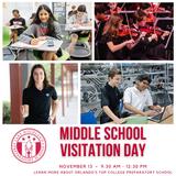 Lake Highland Preparatory School Photo - Help us spread the word and share! Middle School is having its fall visitation day on November 13 at 9:30 a.m. It's a great opportunity for families of rising 7th and 8th graders to get a tour of the Charles Clayton Campus and see all of the innovative and incredible things happening at the Middle School campus. Please reserve your spot at www.lhps.org/msvd