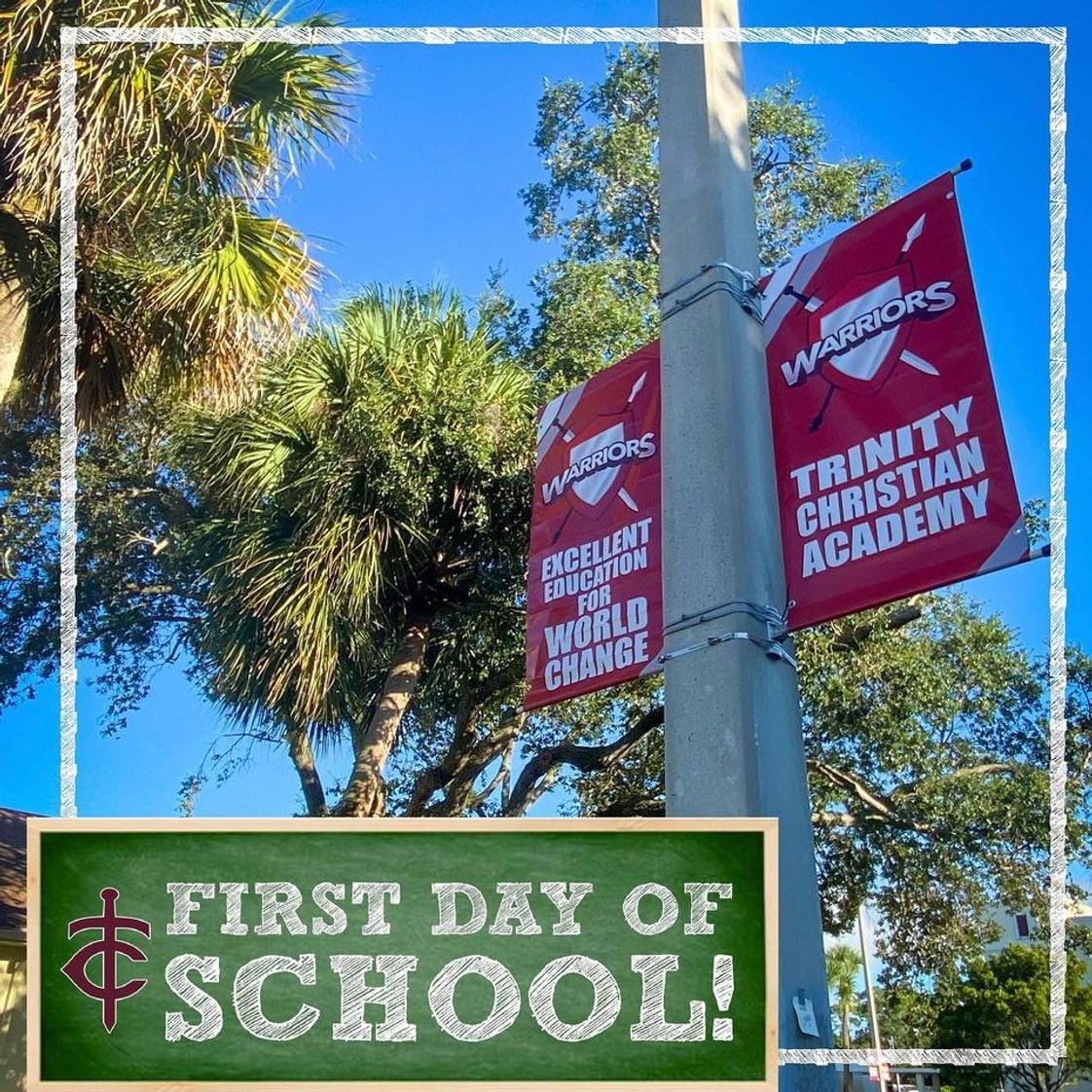 Trinity Christian Academy Photo - Welcome back, Warriors! We are so excited to be back on campus! To schedule a tour call 561-967-1900 or email gee.cindy@tcamail.org. We look forward to partnering with you!