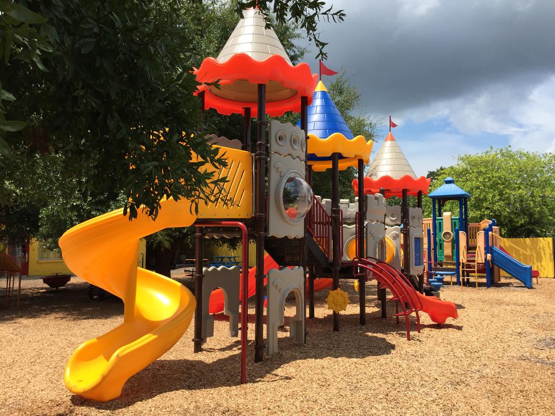 Land of Learning Academy Photo #1 - Our new playground structure! Without a doubt, our center has the best playground equipment of any Preschool in the State of Florida.