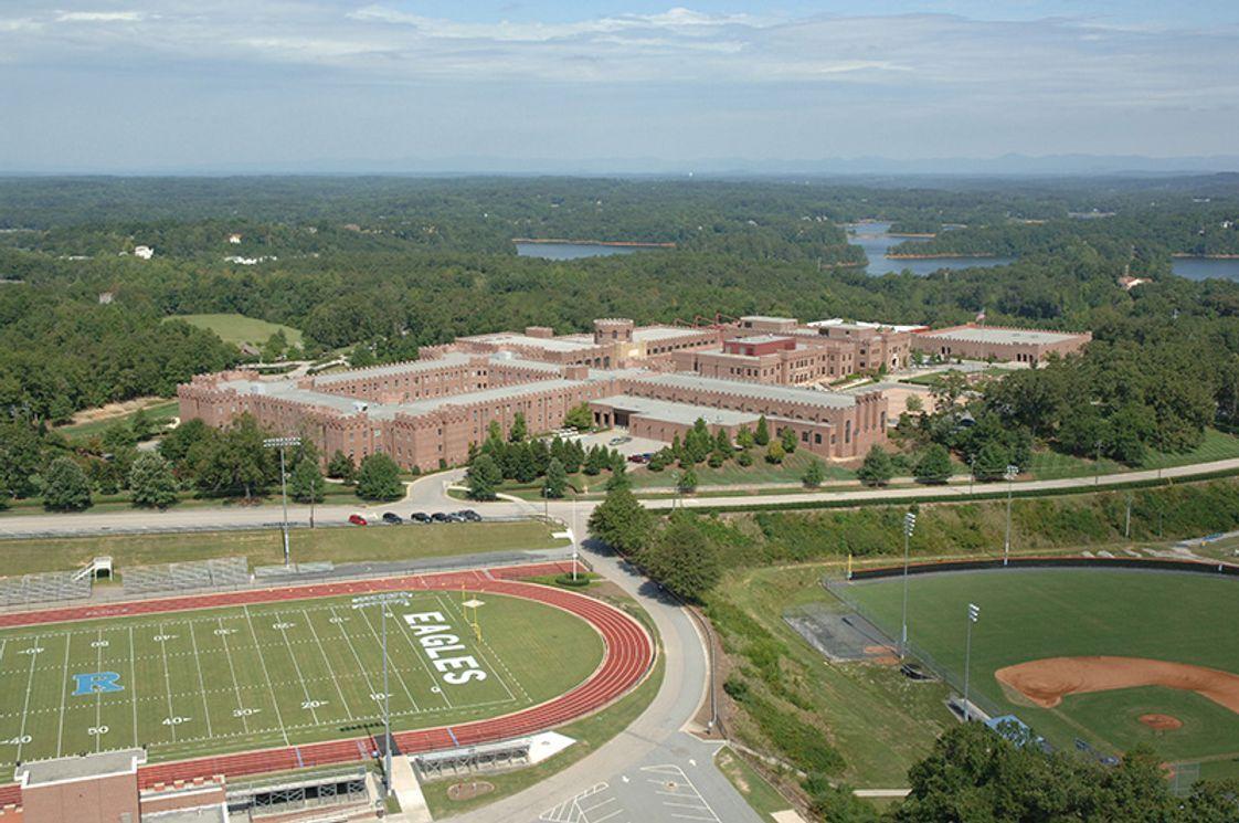 Riverside Preparatory Academy Photo - Aerial view of Riverside Prep's 206 acre campus in Gainesville, GA.