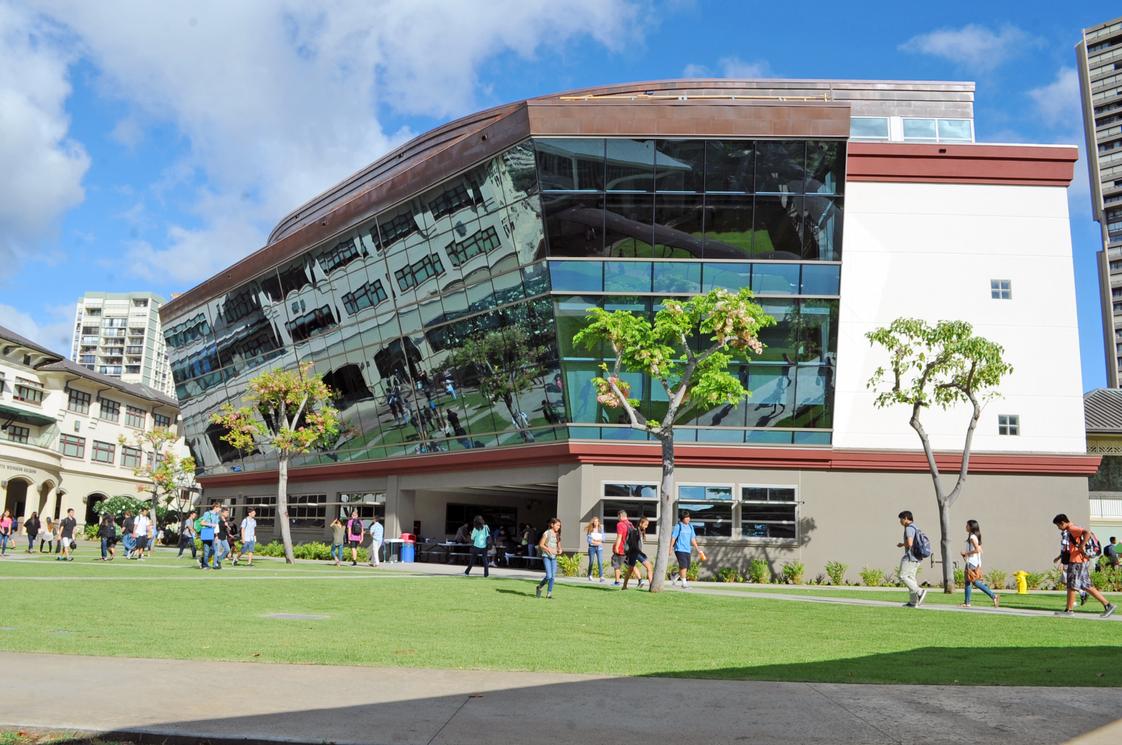 Iolani School Photo #1 - 'Iolani School's Sullivan Center for Innovation and Leadership rises in the center of the school's 25 acre campus.