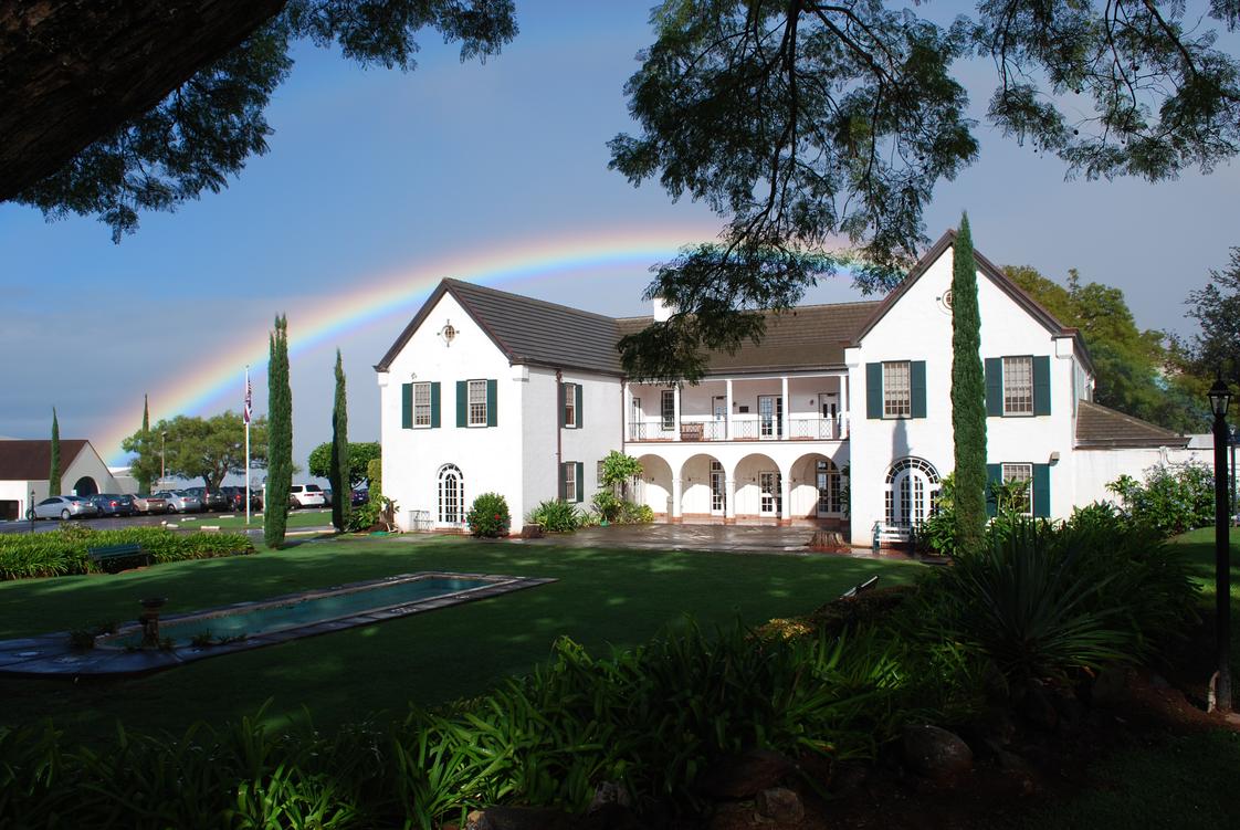 Seabury Hall Photo - Rainbow over Cooper House - the flagship of the campus