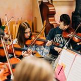 The Waldorf School of DuPage Photo #5 - Music is woven into every stage of the Waldorf curriculum. From learning simple instruments in Kindergarten to reading music, exploring music theory, and performing in orchestra, students experience the joy of creating and understanding music together.