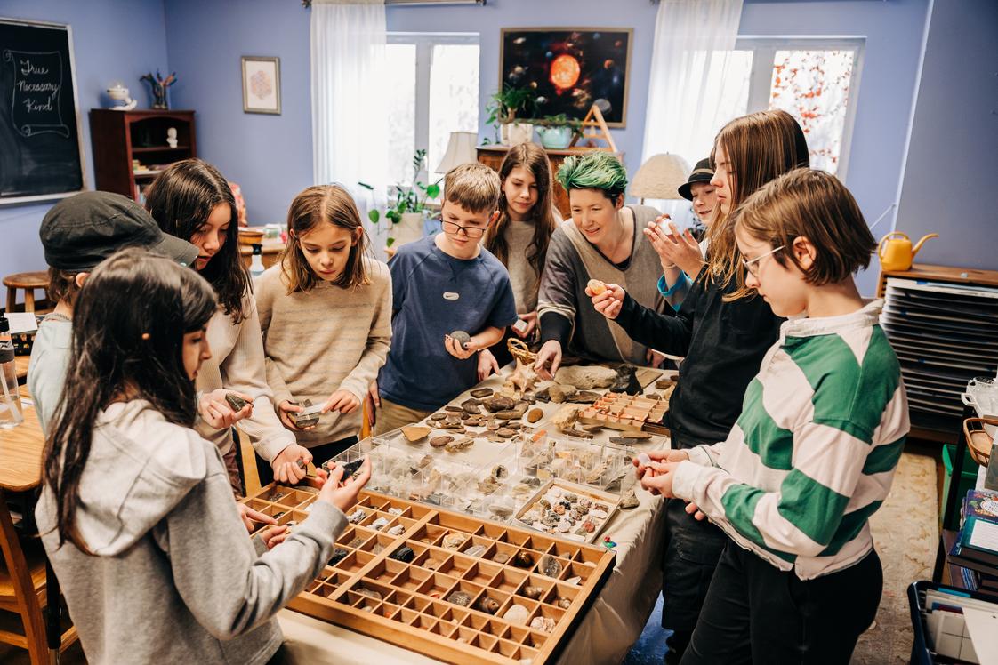 The Waldorf School of DuPage Photo - In Waldorf education, science begins with observation and experience. Students first engage in hands-on experiments, carefully watching and describing what they discover before exploring explanations or theories. This approach nurtures curiosity, critical thinking, and independent reasoning. By experiencing phenomena firsthand, students develop a deeper, more meaningful understanding of science and a lasting love of inquiry.