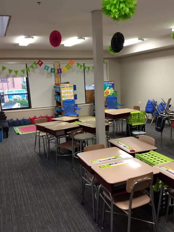 Midwestern Christian Academy Photo - Newly renovated classroom.