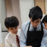 Northridge Preparatory School Photo #2 - ELECTIVES: Students collaborate on a project in our dedicated woodshop on campus.