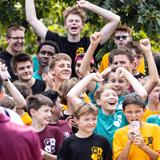 Northridge Preparatory School Photo #6 - HALLS SYSTEM: Every Knight is a member of one of the four "halls" or teams that compete throughout the year for points and bragging rights.