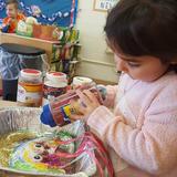 St. John Lutheran Early Learning Center Photo #7 - Art and craft projects using mixed mediums develop fine motor skills and eye-hand coordination. They are especially enjoyable when glitter is involved!
