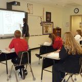 St. Paul Lutheran School Photo #5 - 7th and 8th grade classroom with new SMART Board