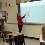St. Paul Lutheran School Photo - Our 7th and 8th grade students using our their new SMART Board
