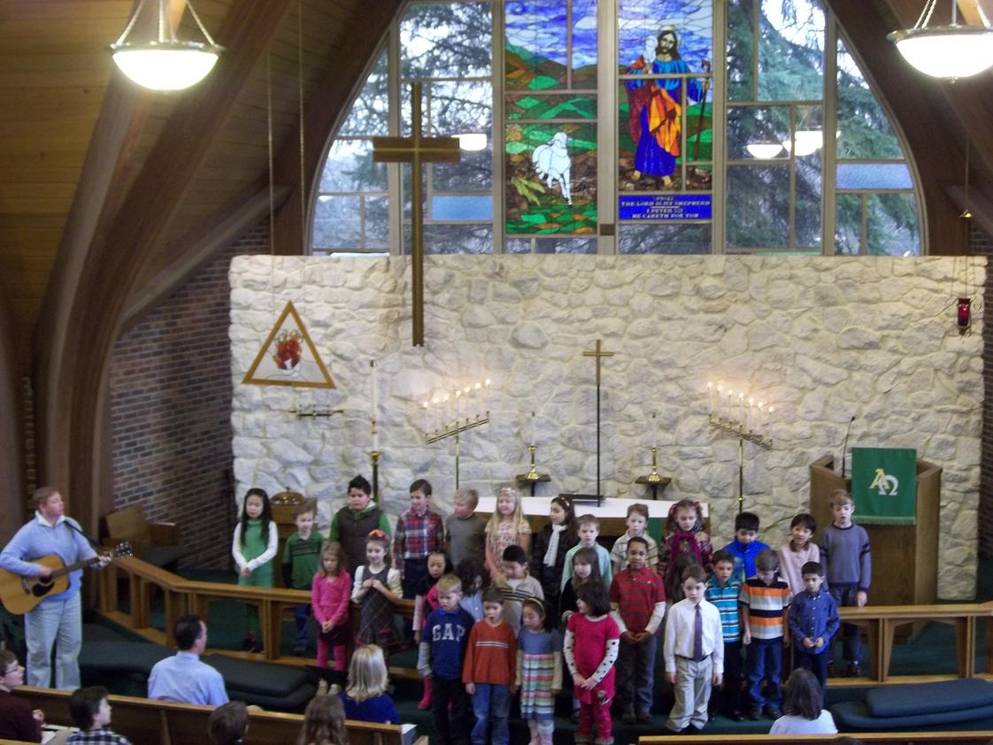 Trinity Lutheran School Photo #1 - Singing in Chapel!