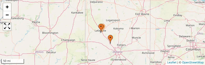 Related schools map