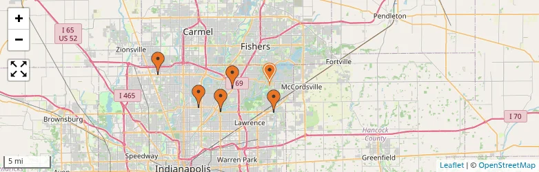 Related schools map