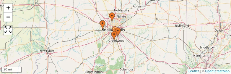 Related schools map