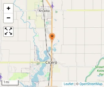 Map of Indiana Academy