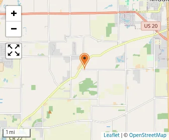 Map of Pine Creek Amish School