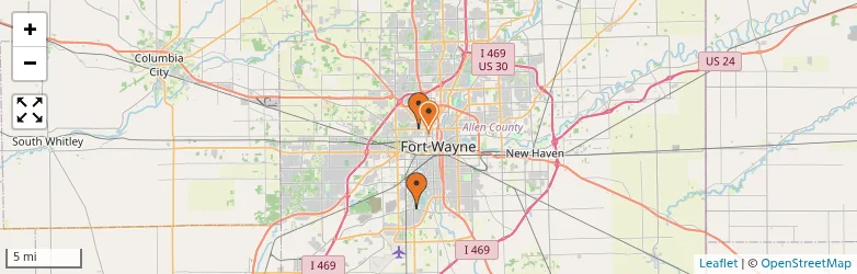 Related schools map