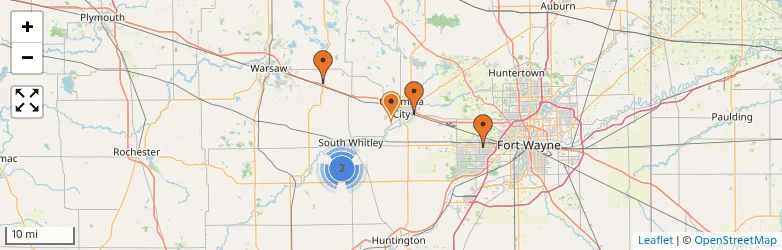 Related schools map