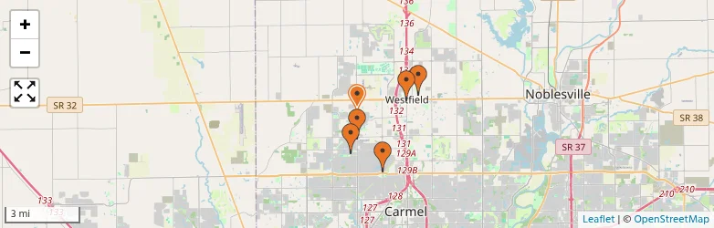 Related schools map