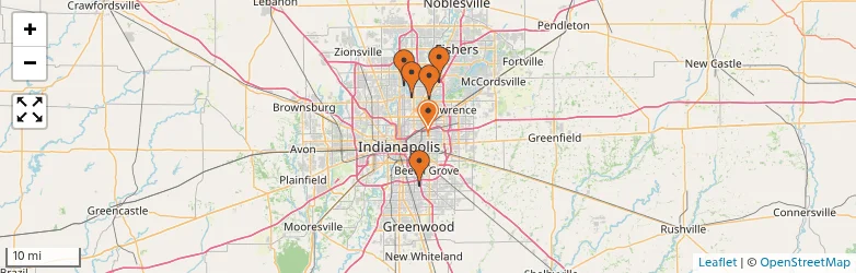 Related schools map