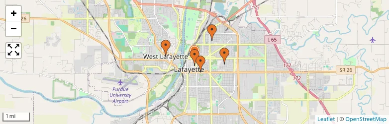 Related schools map
