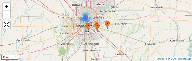 Related schools map