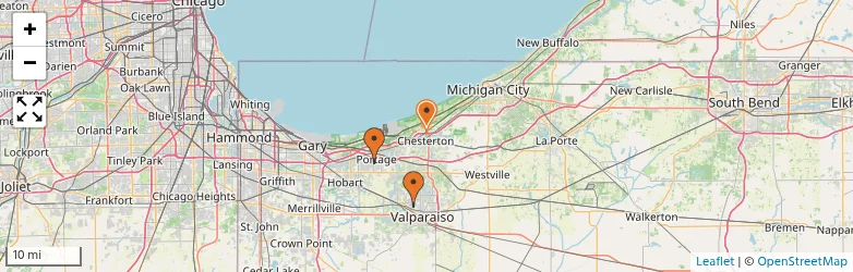 Related schools map
