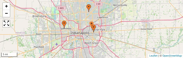 Related schools map