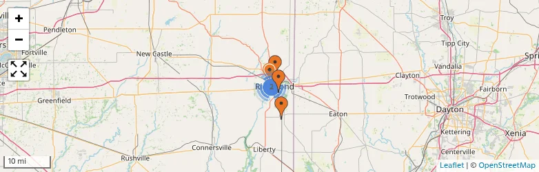 Related schools map