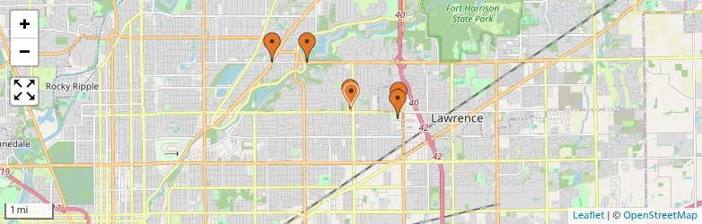 Related schools map