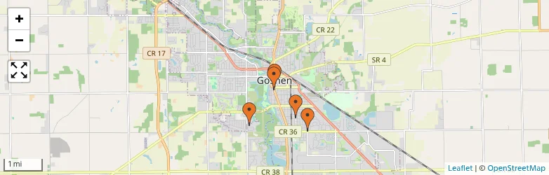 Related schools map