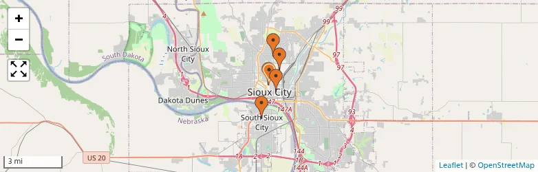 Related schools map